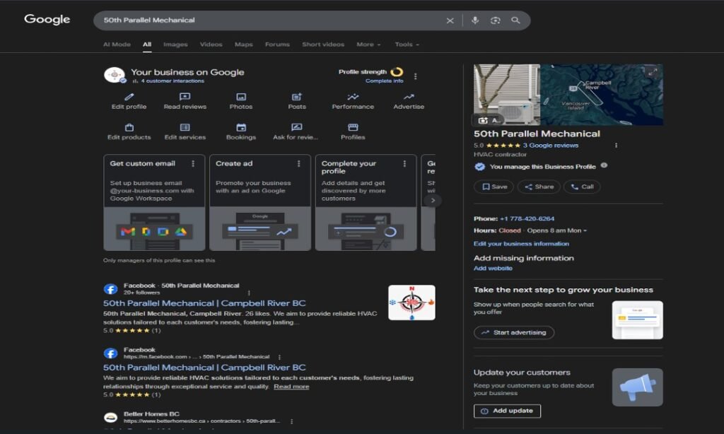 Google Business Profile Setup