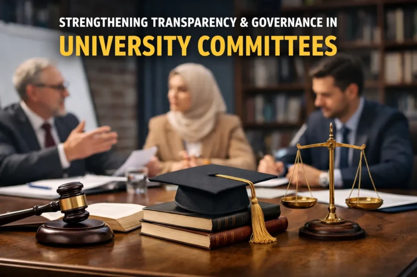 Strengthening Transparency and Governance in University Committees