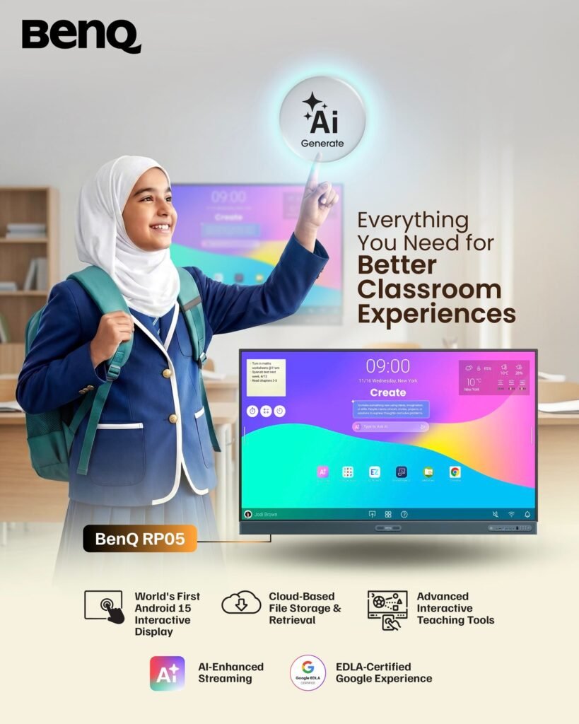 BenQ Launches AI-Powered RP05 Whiteboard in UAE