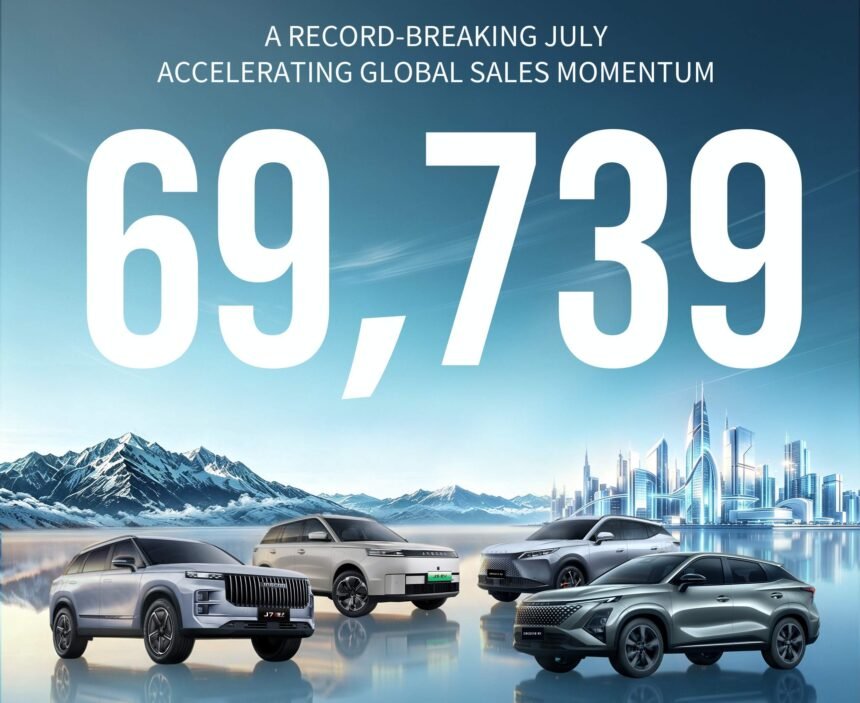 OMODA & JAECOO Hits 150% Growth for 7th Straight Month